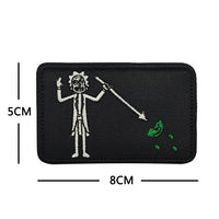 HKM-435667 Pirate Style Velcro Patch Armband for Outdoor Sports - Multiple Designs Available