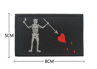 HKM-435667 Pirate Style Velcro Patch Armband for Outdoor Sports - Multiple Designs Available
