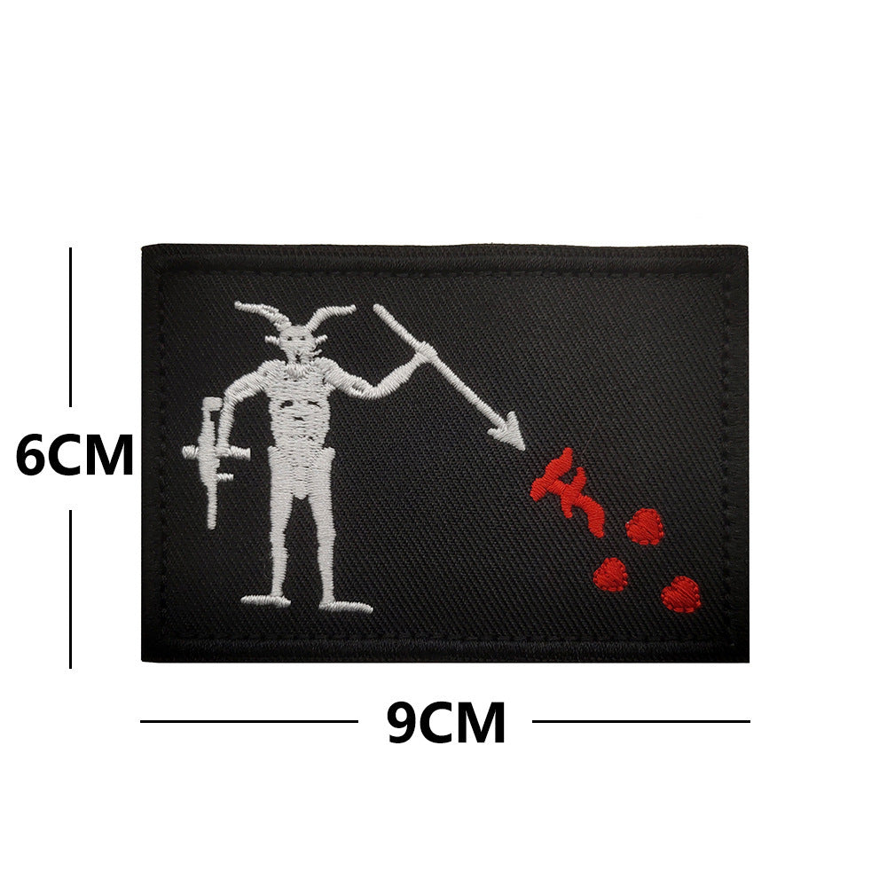 HKM-435667 Pirate Style Velcro Patch Armband for Outdoor Sports - Multiple Designs Available