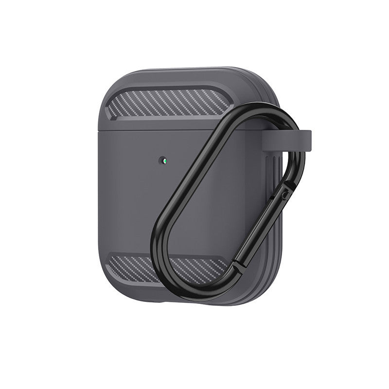 HKM-435731 AirPods 1/2 Compatible Protective Sleeve - Simple Solid Color Options