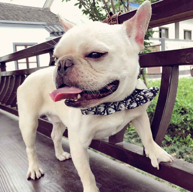 HKM-435859 Customizable Dog Bow Tie Collar - Removable, Stylish & Versatile Accessories in Multiple Colors