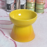 HKM-435859 High Foot Neck Protector Ceramic Anti-Tumble Pet Bowl for Dogs and Cats