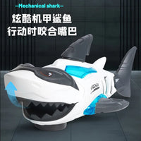 HKM-435987 Electric Shark Toy with Lights and Music for Kids Ages 0 to 14 Years, Battery Operated Fun