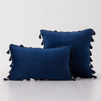 HKM-435987 Plush Velvet Sofa Pillowcase for Cozy Home Decor