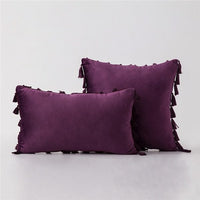 HKM-435987 Plush Velvet Sofa Pillowcase for Cozy Home Decor