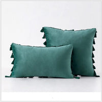 HKM-435987 Plush Velvet Sofa Pillowcase for Cozy Home Decor