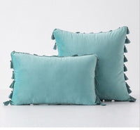 HKM-435987 Plush Velvet Sofa Pillowcase for Cozy Home Decor