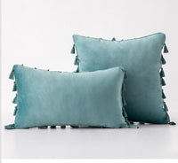 HKM-435987 Plush Velvet Sofa Pillowcase for Cozy Home Decor