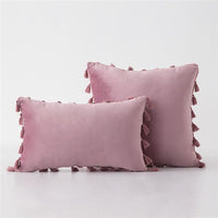 HKM-435987 Plush Velvet Sofa Pillowcase for Cozy Home Decor
