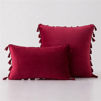 HKM-435987 Plush Velvet Sofa Pillowcase for Cozy Home Decor
