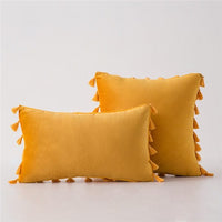 HKM-435987 Plush Velvet Sofa Pillowcase for Cozy Home Decor