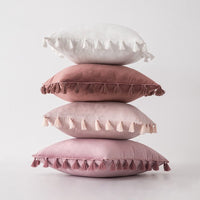 HKM-435987 Plush Velvet Sofa Pillowcase for Cozy Home Decor