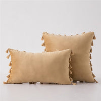 HKM-435987 Plush Velvet Sofa Pillowcase for Cozy Home Decor