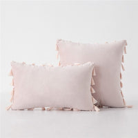 HKM-435987 Plush Velvet Sofa Pillowcase for Cozy Home Decor