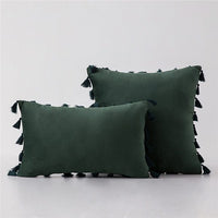 HKM-435987 Plush Velvet Sofa Pillowcase for Cozy Home Decor