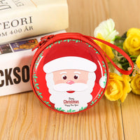 HKM-436115 Festive Santa Claus Pendant with Zippered Metal Box for Holiday Treats