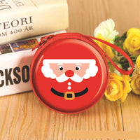 HKM-436115 Festive Santa Claus Pendant with Zippered Metal Box for Holiday Treats
