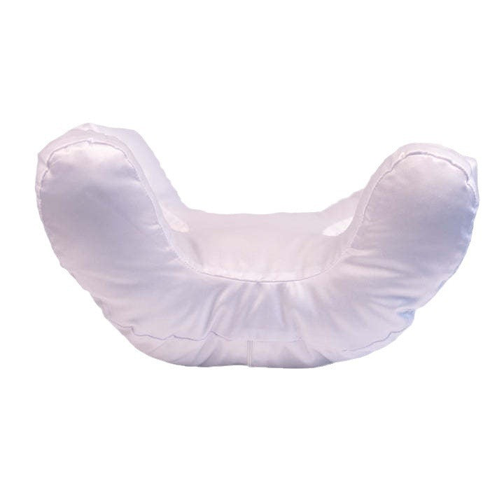 HKM-436115 Memory Foam Anti-Wrinkle Pillow with Shock-Absorbing Design, White and Gold