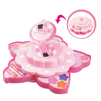 HKM-436243 Children's Eco-Friendly Nail Polish and Lip Gloss Makeup Set for Ages 5-7