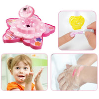 HKM-436243 Children's Eco-Friendly Nail Polish and Lip Gloss Makeup Set for Ages 5-7