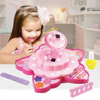 HKM-436243 Children's Eco-Friendly Nail Polish and Lip Gloss Makeup Set for Ages 5-7