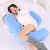 HKM-436435 J-Shaped Multi-Functional Maternity Pillow for Pregnancy, Breastfeeding, and Side Sleeping Support