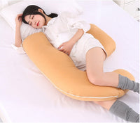 HKM-436435 J-Shaped Multi-Functional Maternity Pillow for Pregnancy, Breastfeeding, and Side Sleeping Support