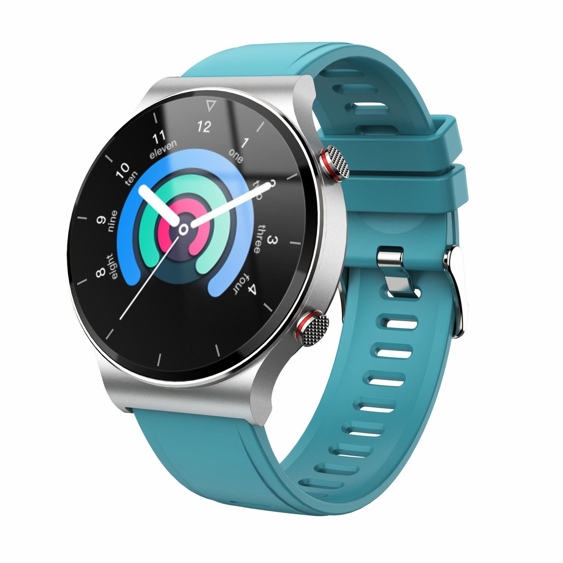 HKM-436499 Multi-Function Digital Sports Smart Watch for Students - Waterproof 30m, Stylish Steel & Silicone Straps