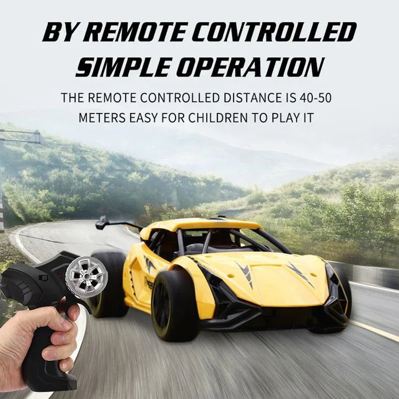 HKM-436563 High-Speed 2.4G RC Racing Car Toy for Boys, Remote Control Vehicle, Ready-to-Go Design, Indoor/Outdoor Fun