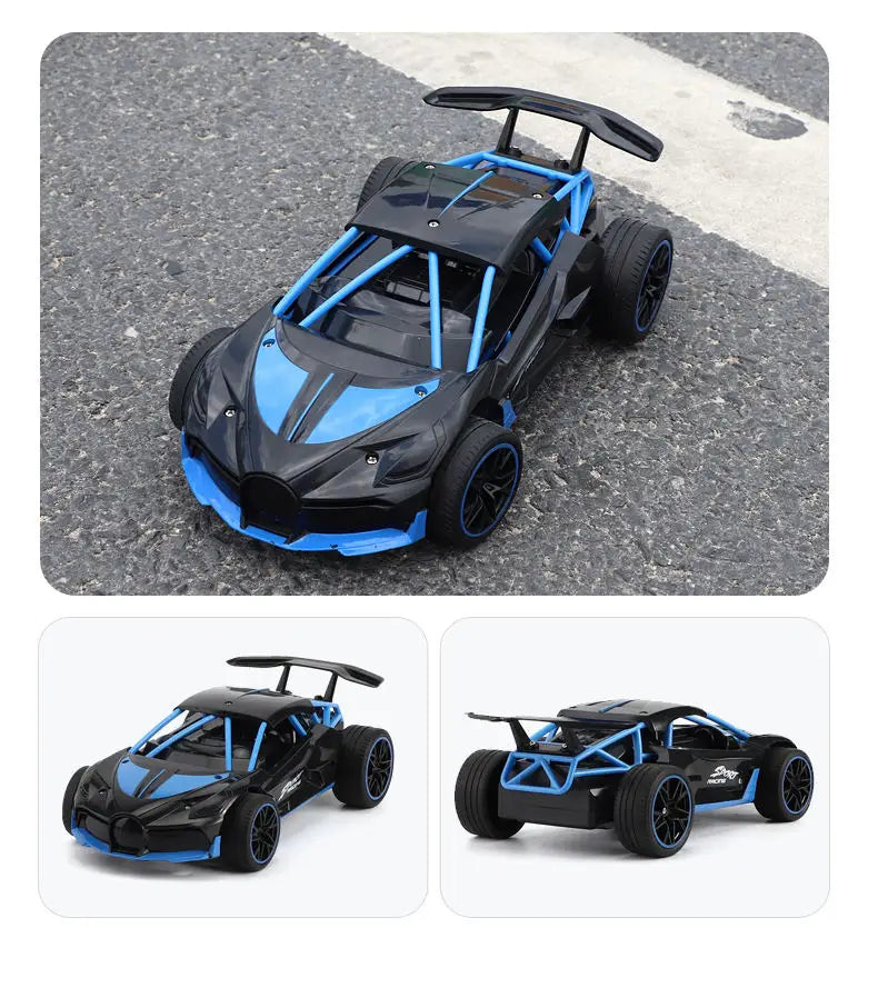 HKM-436563 High-Speed 2.4G RC Racing Car Toy for Boys, Remote Control Vehicle, Ready-to-Go Design, Indoor/Outdoor Fun