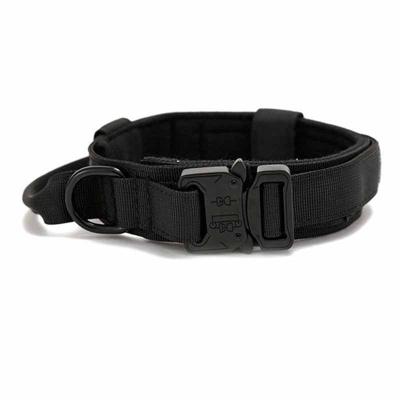 HKM-436691 Simple Solid Color Outdoor Traction Pet Collar