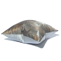 HKM-436819 Botanical Dark Grey Square Cushion Covers for Minimalist Living Room Decor