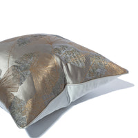 HKM-436819 Botanical Dark Grey Square Cushion Covers for Minimalist Living Room Decor