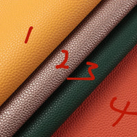 HKM-436819 Dual-Sided Scratch Resistant PVC Leather Fabric for Bags and Upholstery, 1.7MM Thick, 137-140CM Wide