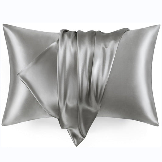 HKM-436819 Set of 2 Soft Pillowcases with Envelope Closure for Hair and Skin Protection