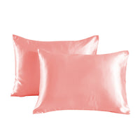 HKM-436819 Set of 2 Soft Pillowcases with Envelope Closure for Hair and Skin Protection