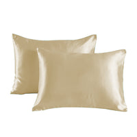 HKM-436819 Set of 2 Soft Pillowcases with Envelope Closure for Hair and Skin Protection