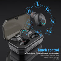 HKM-436883 Wireless Digital Display TWS Headset with Breathing Light - Bluetooth 5.0, 10m Range, 4-6 Hours Playtime