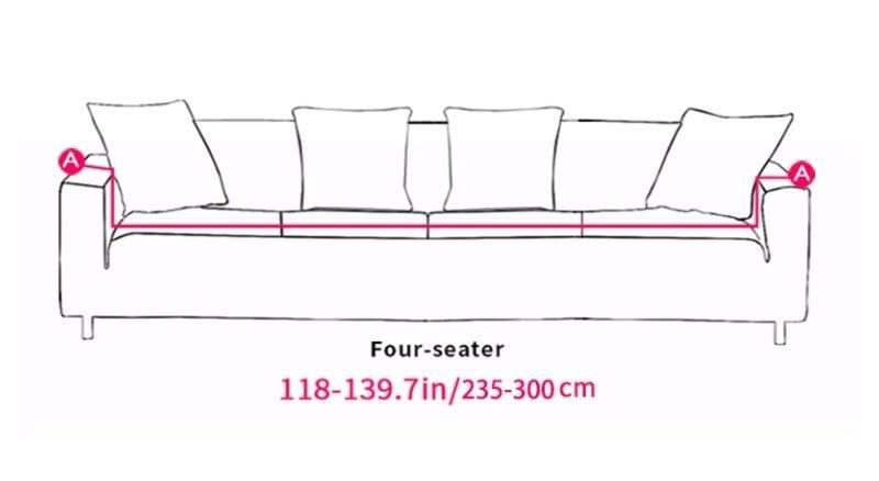 HKM-436947 Sofa Slipcover in Blended Fabric for European and American Models, Available in Multiple Sizes
