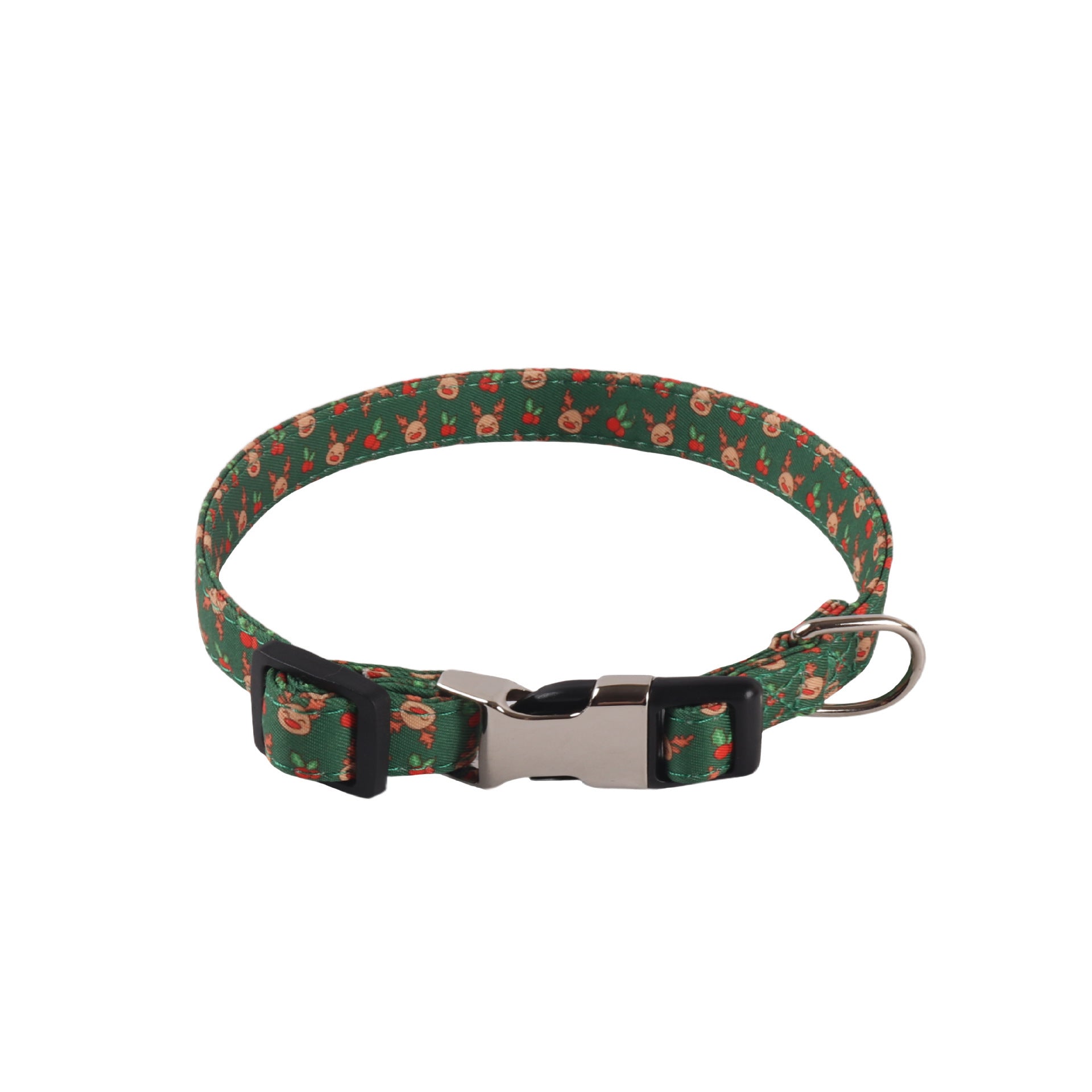 HKM-437011 Sunflower Print Holiday Dog Collar with Hair Accessory