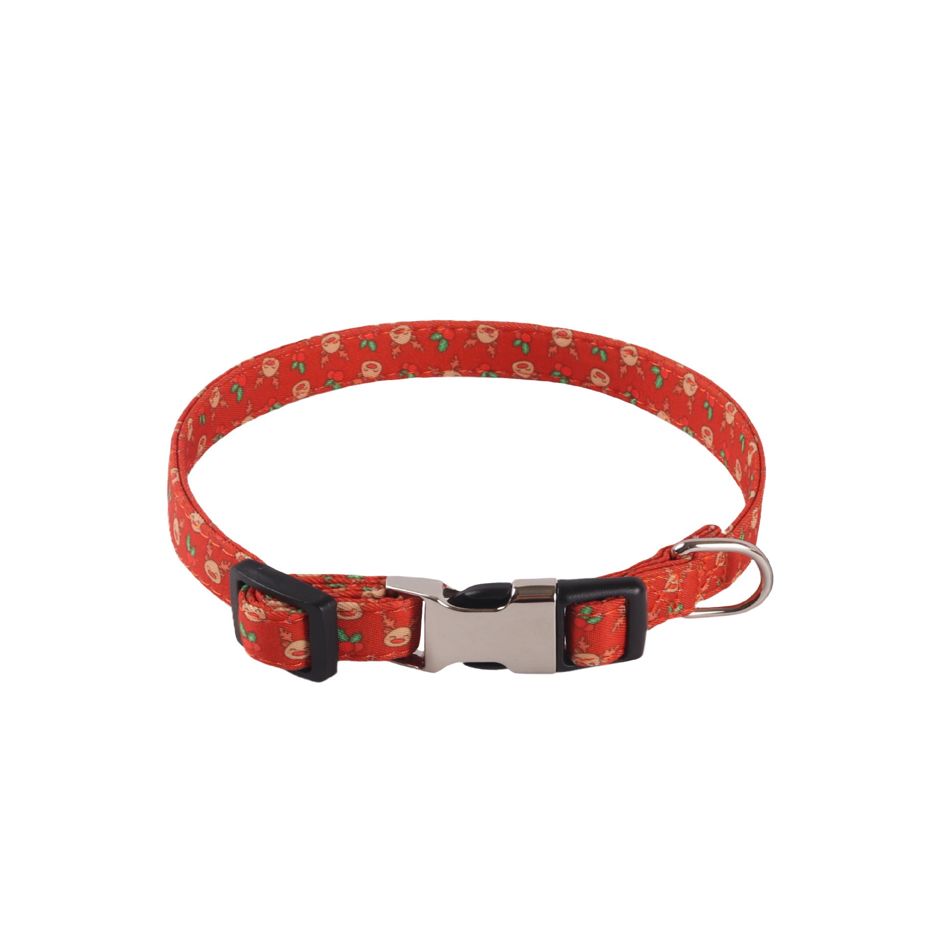 HKM-437011 Sunflower Print Holiday Dog Collar with Hair Accessory