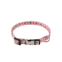 HKM-437011 Sunflower Print Holiday Dog Collar with Hair Accessory