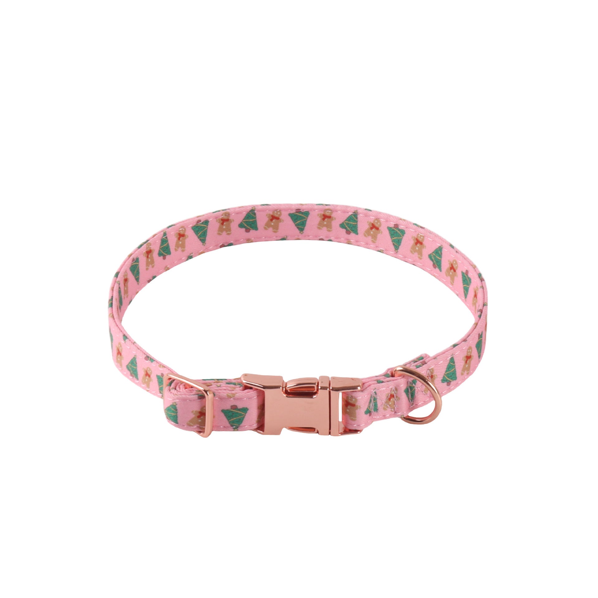 HKM-437011 Sunflower Print Holiday Dog Collar with Hair Accessory