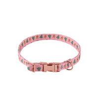 HKM-437011 Sunflower Print Holiday Dog Collar with Hair Accessory