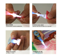 HKM-437139 Luminous Diamond Painting Point Drill Pen with Adjustable Lighting Function