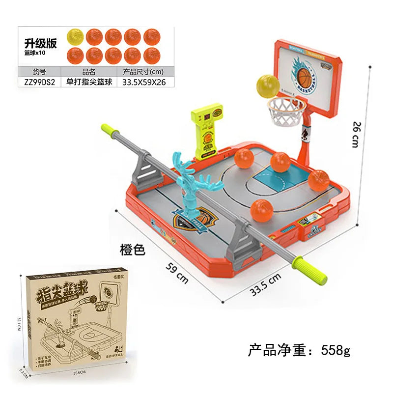 HKM-437139 Mini Finger Basketball Desktop Game for Kids - Interactive Parent-Child Competitive Toy