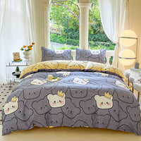 HKM-437139 Spring Cartoon Themed One-Piece Bedding Set with Cute Patterns in Various Sizes