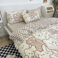 HKM-437139 Spring Cartoon Themed One-Piece Bedding Set with Cute Patterns in Various Sizes
