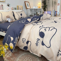 HKM-437139 Spring Cartoon Themed One-Piece Bedding Set with Cute Patterns in Various Sizes