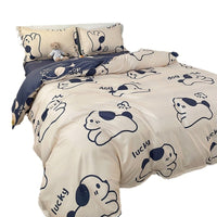 HKM-437139 Spring Cartoon Themed One-Piece Bedding Set with Cute Patterns in Various Sizes